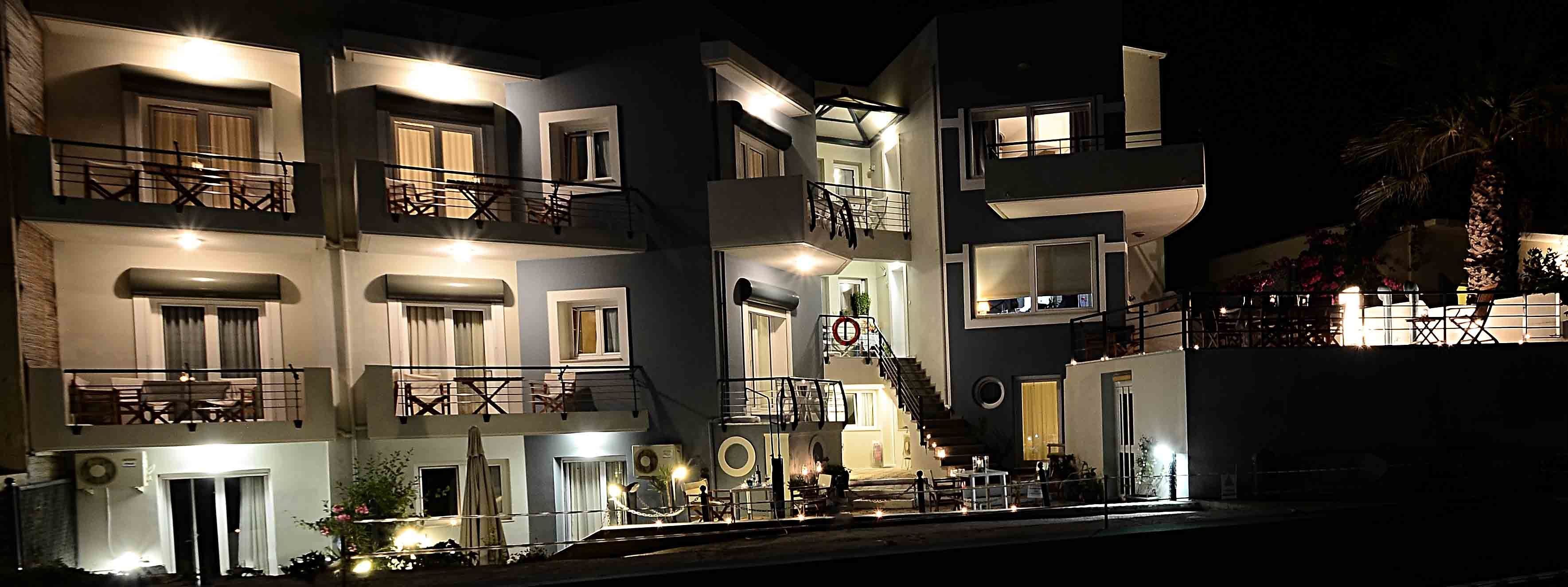 Front of property - evening/night