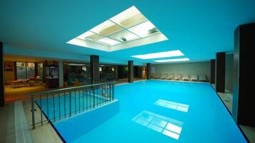 Indoor pool, outdoor pool