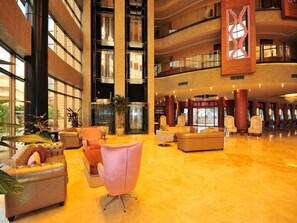 Sitteområde i lobbyen