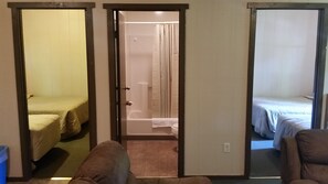 Cabin, Private Bathroom (Cabins - Non Smoking) | 2 bedrooms, free WiFi, bed sheets - K&G Resort (Oswego)