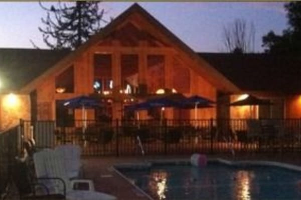 Front of property - evening/night