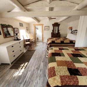Standard Cabin, 2 Queen Beds | Individually decorated, individually furnished, iron/ironing board