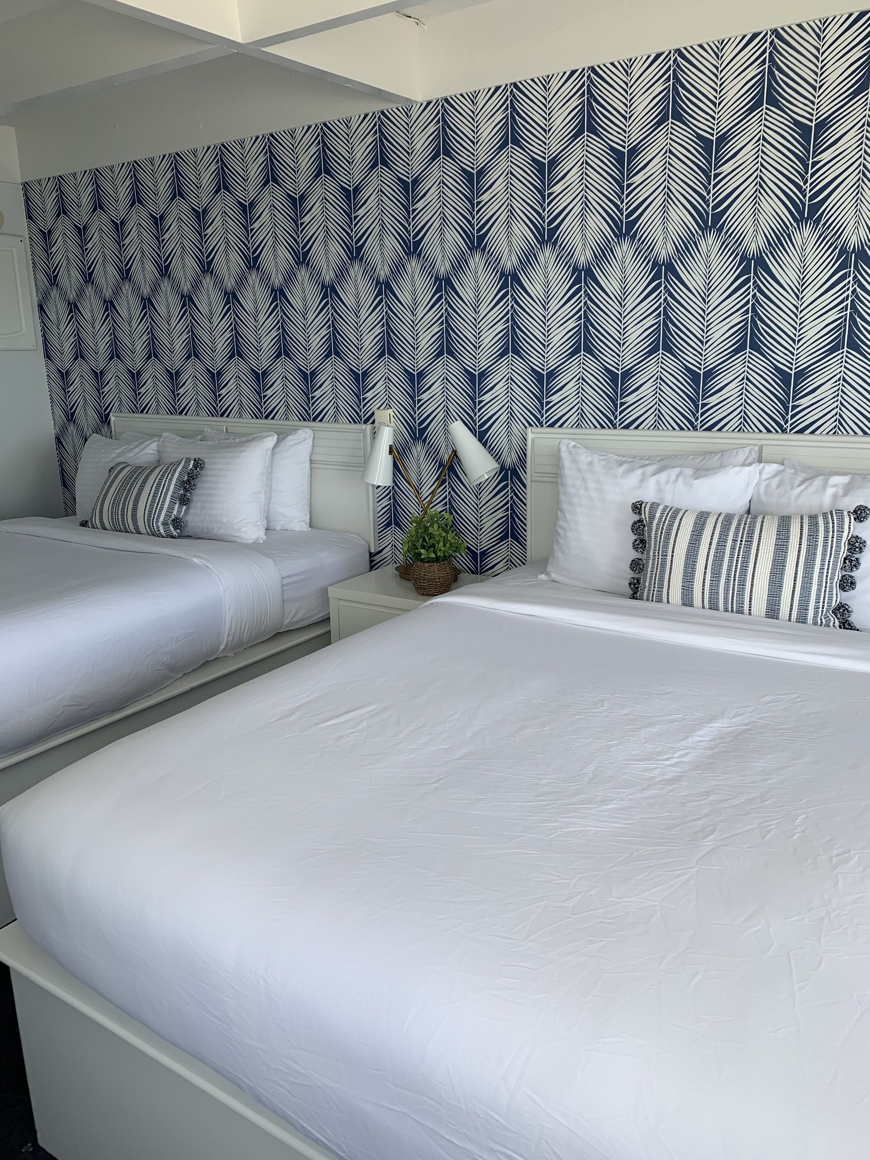 deluxe room, 2 queen beds, balcony, full unobstructed ocean view | 1 bedroom, premium bedding, individually decorated