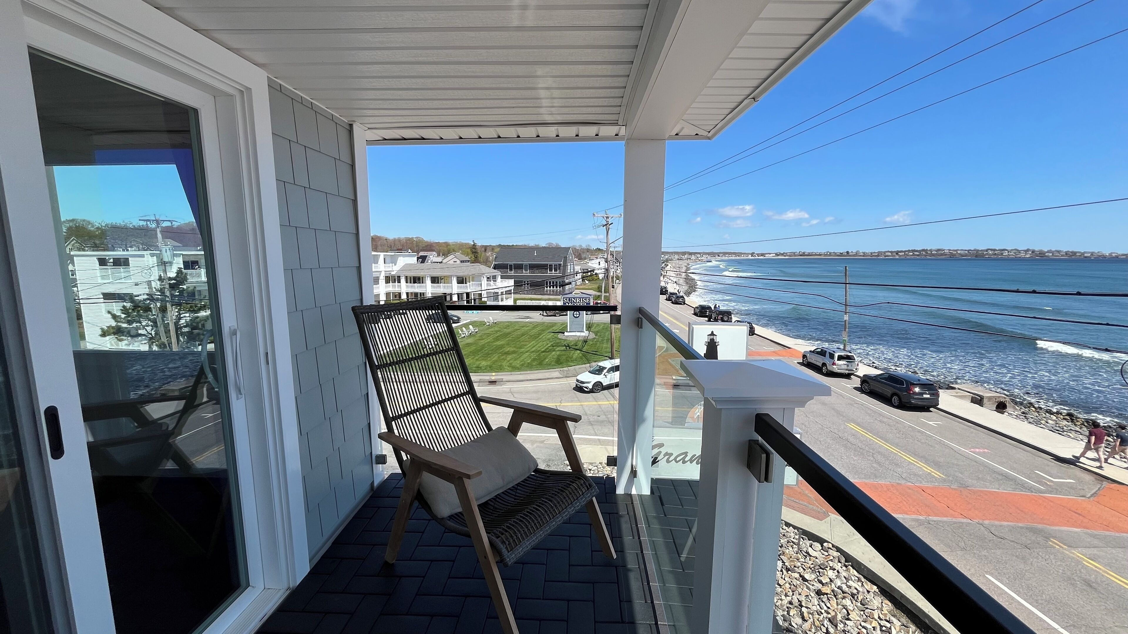 deluxe room, 1 king bed, balcony, full unobstructed ocean view | terrace/patio