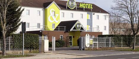 Majoituspaikan julkisivu