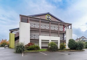 Façana frontal de l'allotjament