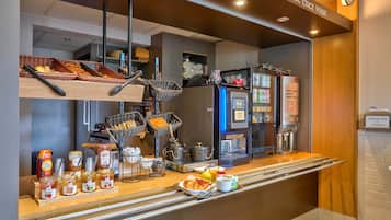 Daily buffet breakfast for a fee
