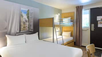 Literie de qualité supérieure, bureau, chambres insonorisées