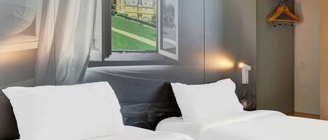 Twin Room, Non Smoking | Premium bedding, desk, soundproofing, cribs (free)