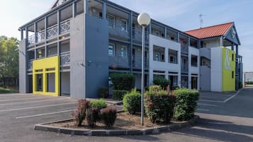 Voorkant van accommodatie