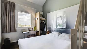 Literie de qualité supérieure, bureau, chambres insonorisées