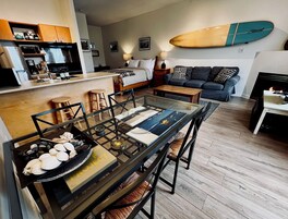 Oceanfront Studio Condo 14 - 20180530  | Private kitchen | Full-size fridge, microwave, oven, dishwasher