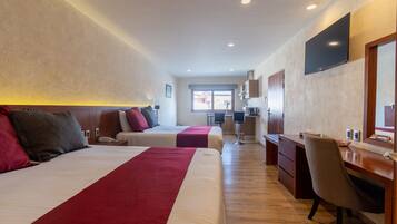 Superior Studio Suite, 2 Queen Beds | Down comforters, in-room safe, desk, iron/ironing board