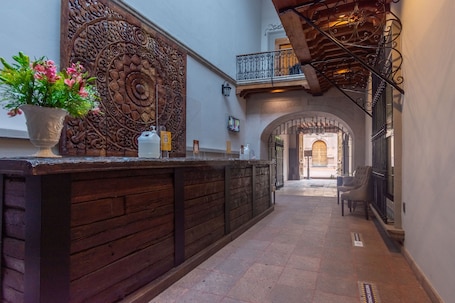 Recepção. Hotel Madero