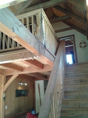 Ferienhütte, 1 Schlafzimmer (Hummingbird) | Wohnbereich | Flachbildfernseher