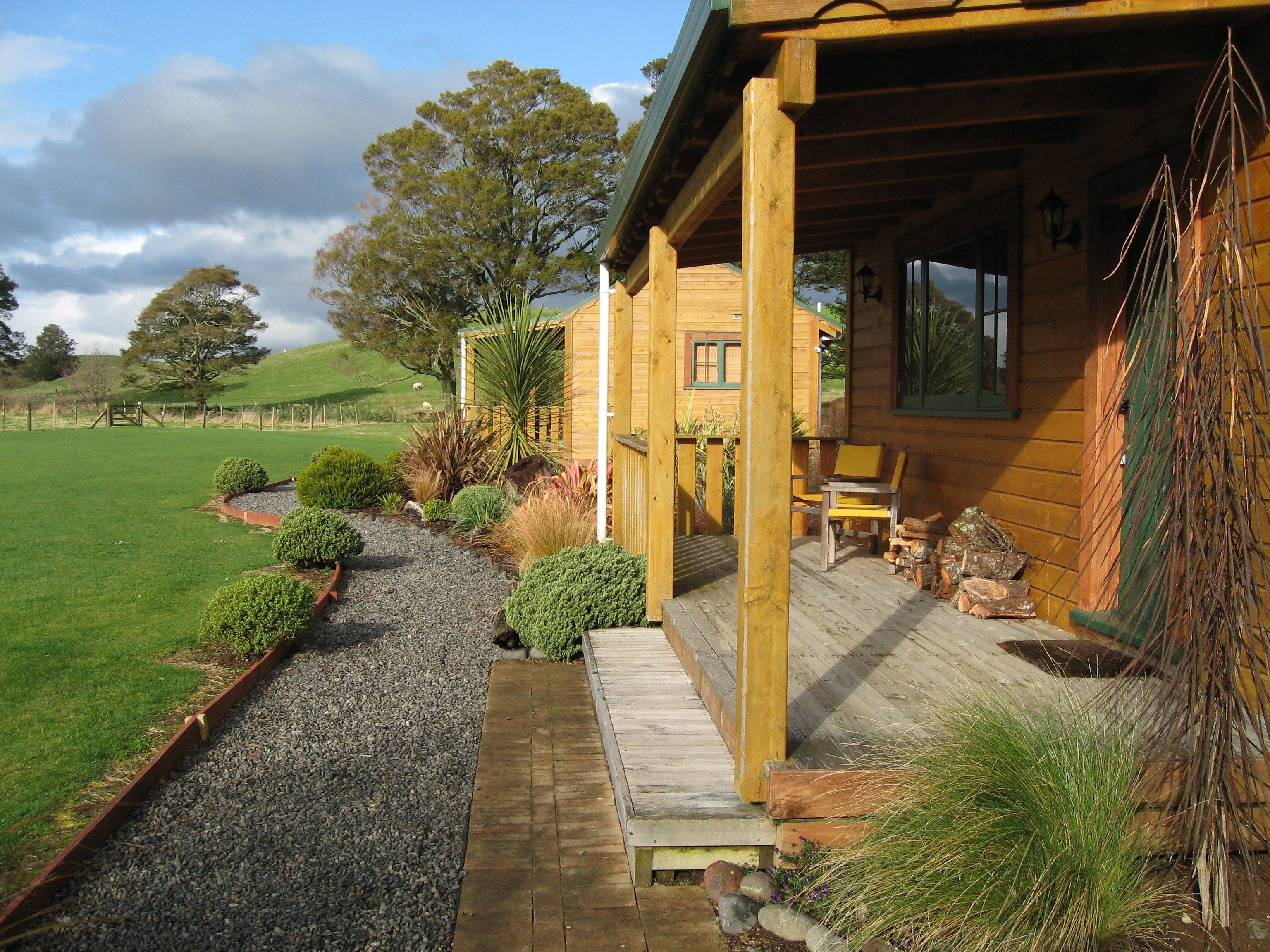 Nhà gỗ, 1 phòng ngủ, lò sưởi, quang cảnh núi | Hiên