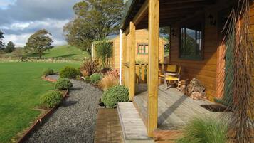 Chalet, 1 Bedroom, Fireplace, Mountain View | Terrace/patio