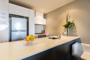 Two Bedroom Apartment | Private kitchen - ABC Accommodation - Spencer Street (Melbourne)