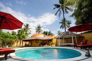 2 Bedrooms Loft Superdome Private Pool Villa | View from room - Bel Air Resort & Spa (Gili Air)