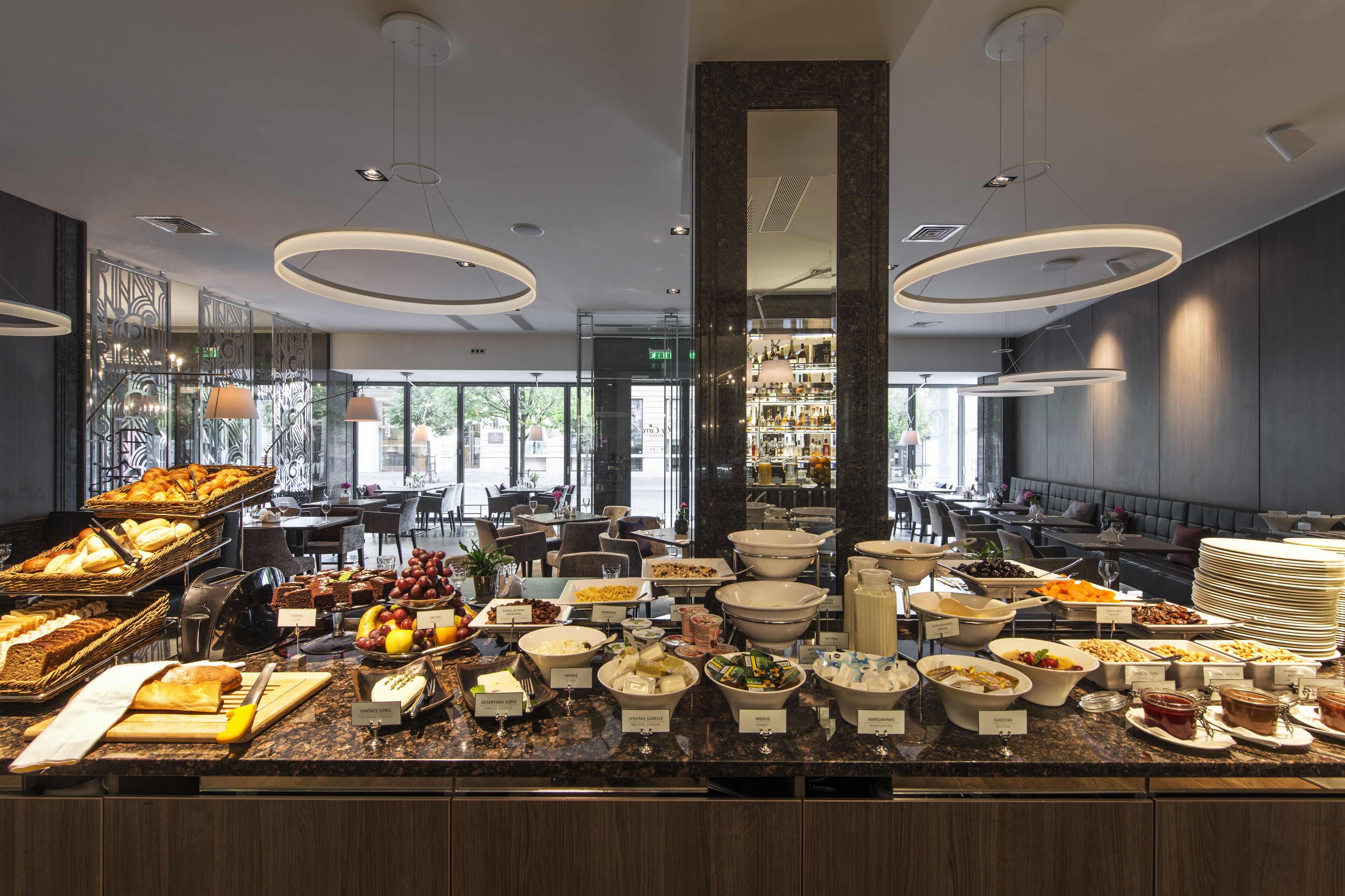 Daily buffet breakfast (EUR 18 per person)