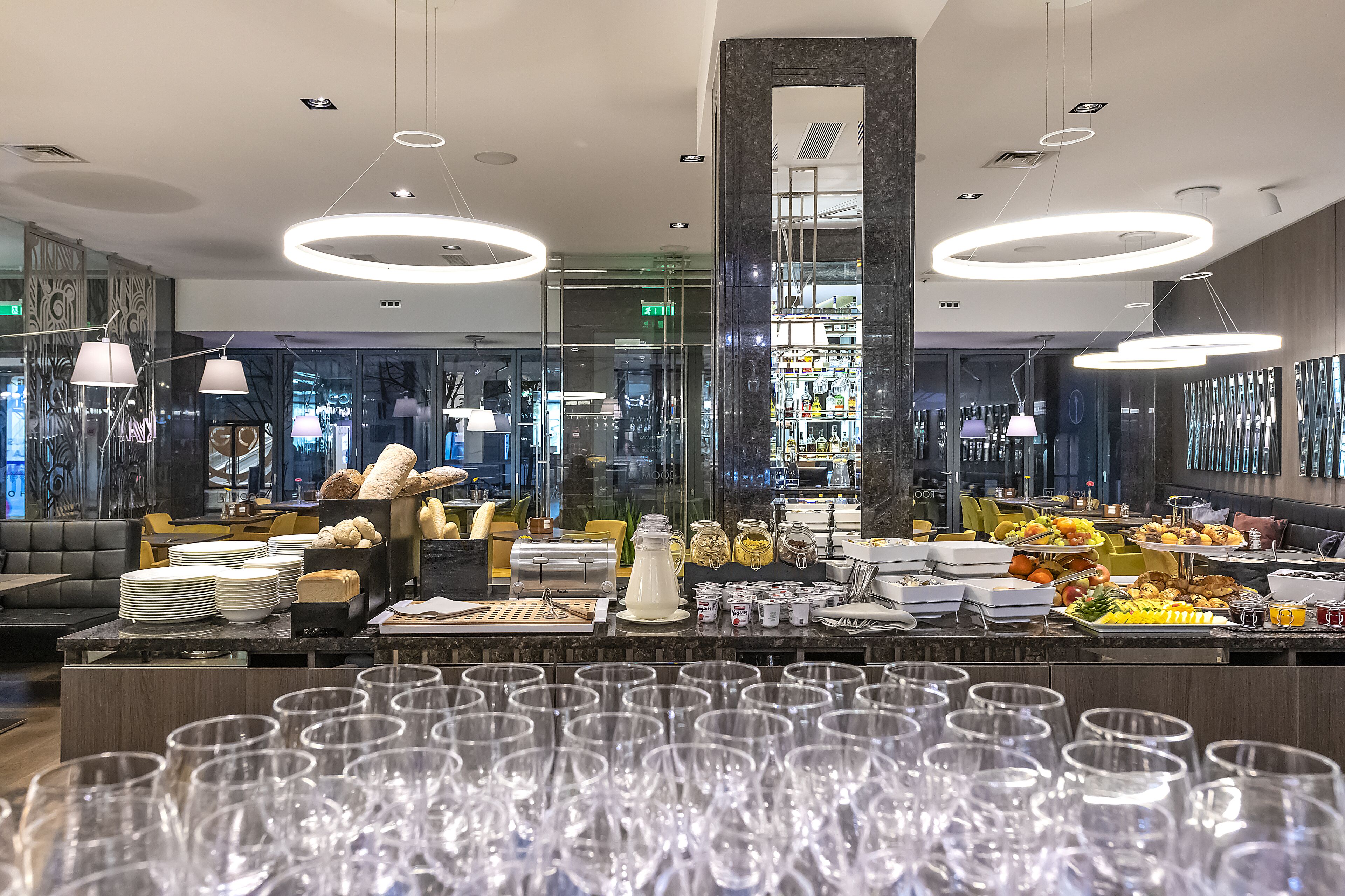 daily buffet breakfast (eur 17 per person)