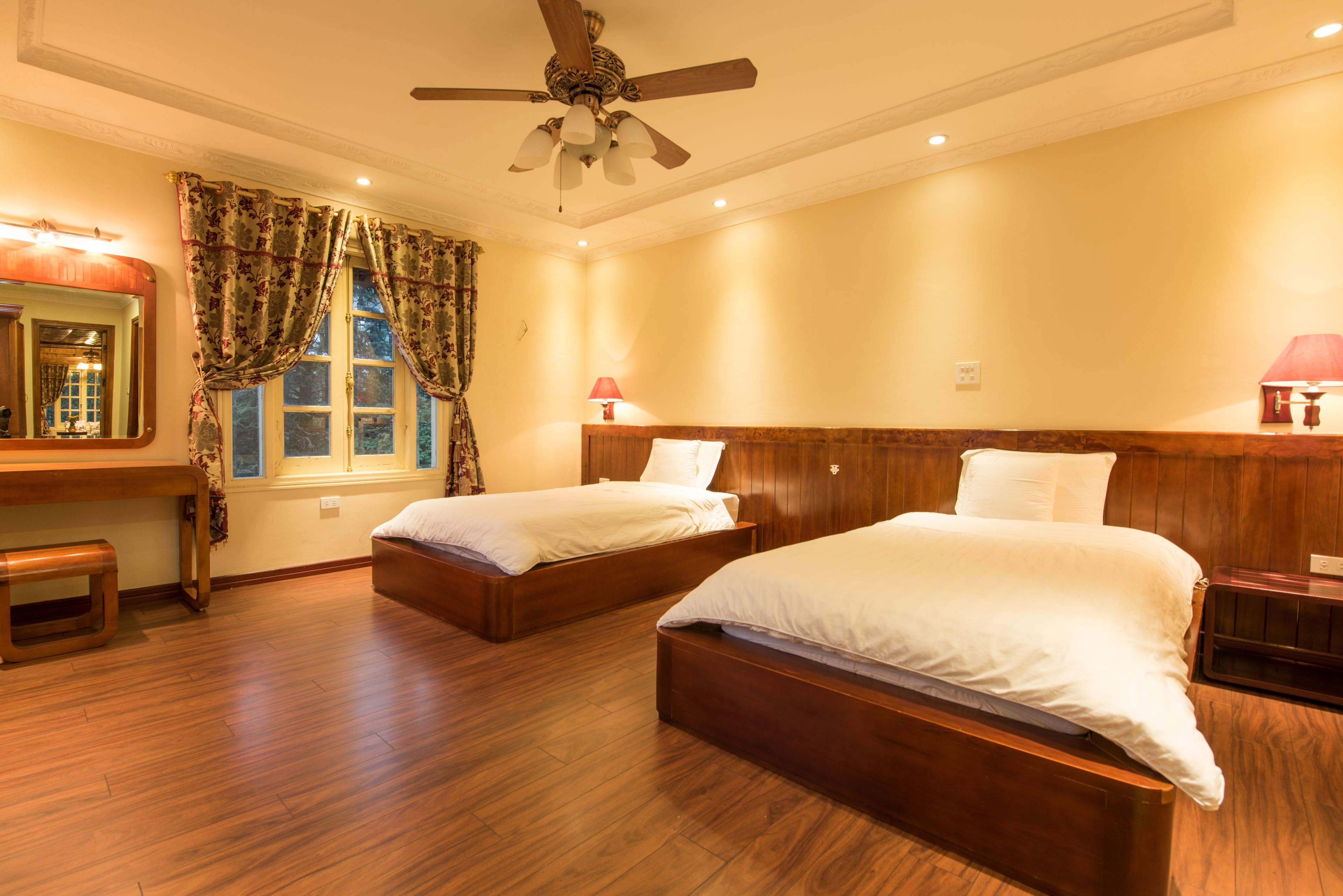 family suite, 2 bedrooms, mountain view | memory-foam beds, minibar, in-room safe, desk