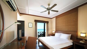 木屋, 海景 | 迷你吧、客房內保險箱、書桌、遮光布/窗簾