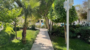 Blick auf den Garten