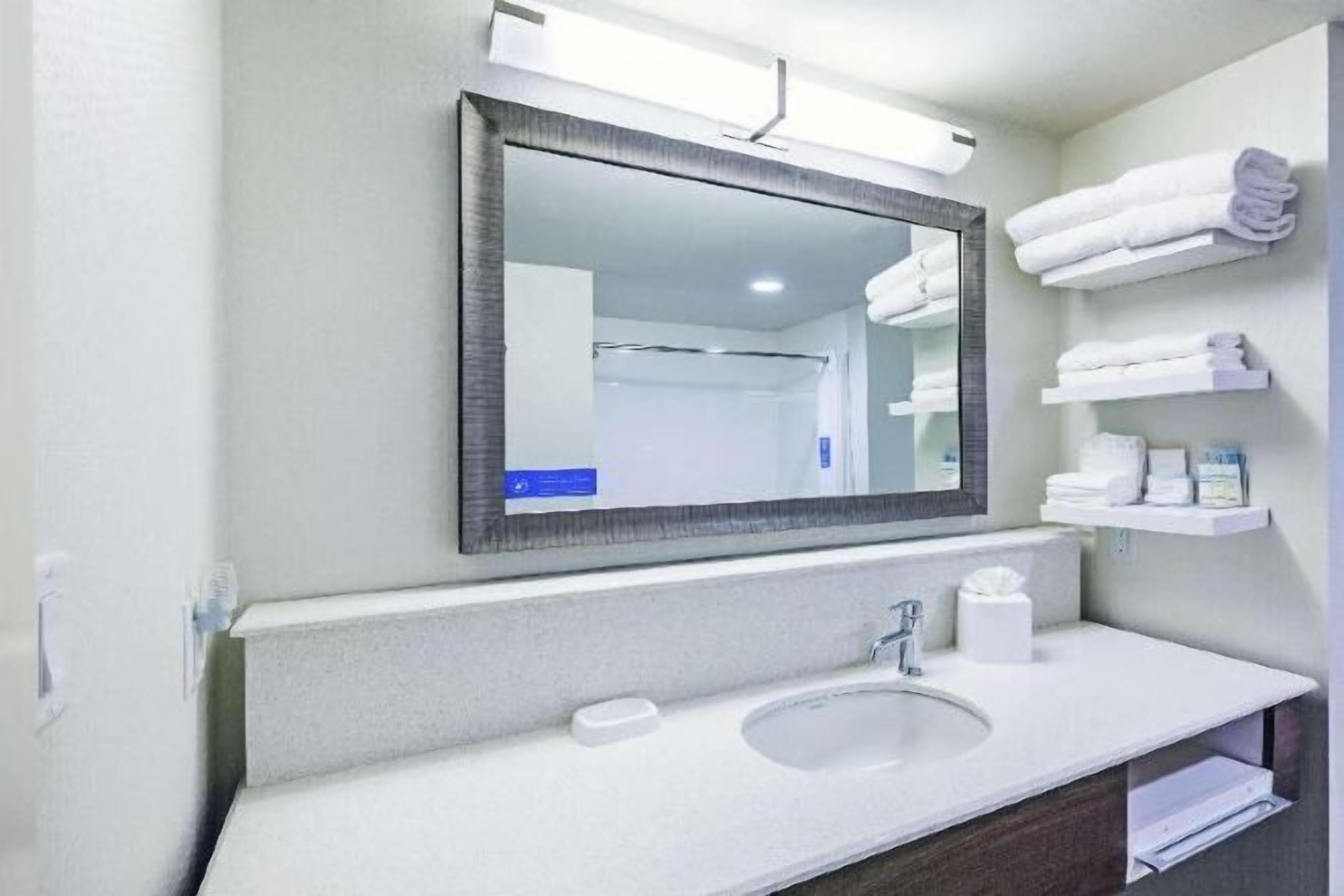 Bathroom | Hair dryer, towels