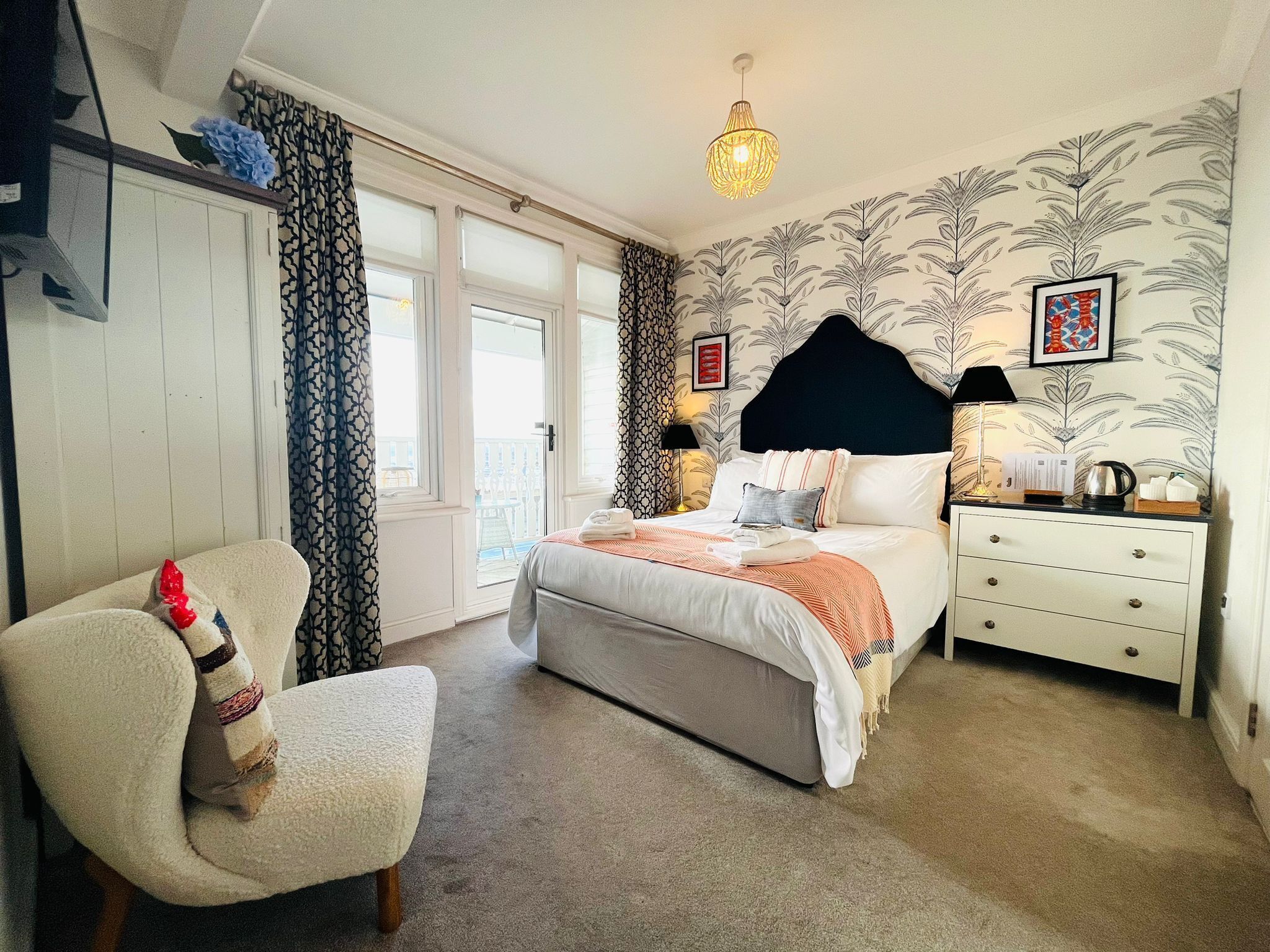 Doppelzimmer, mit Bad, Meerblick (Balcony)