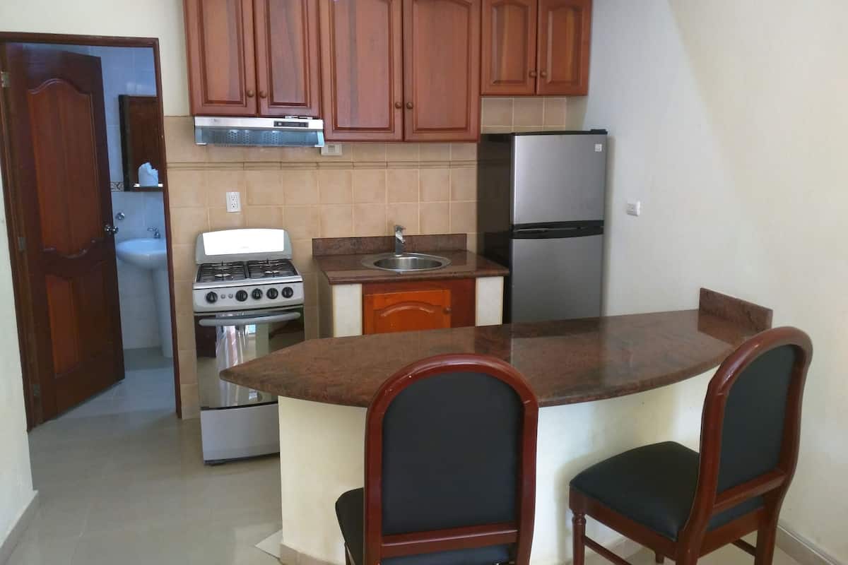 Studio, Accessible, Ground Floor | Private kitchenette | Fridge