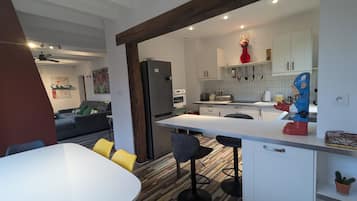 Superior appartement, en-suite badkamer, uitzicht op tuin