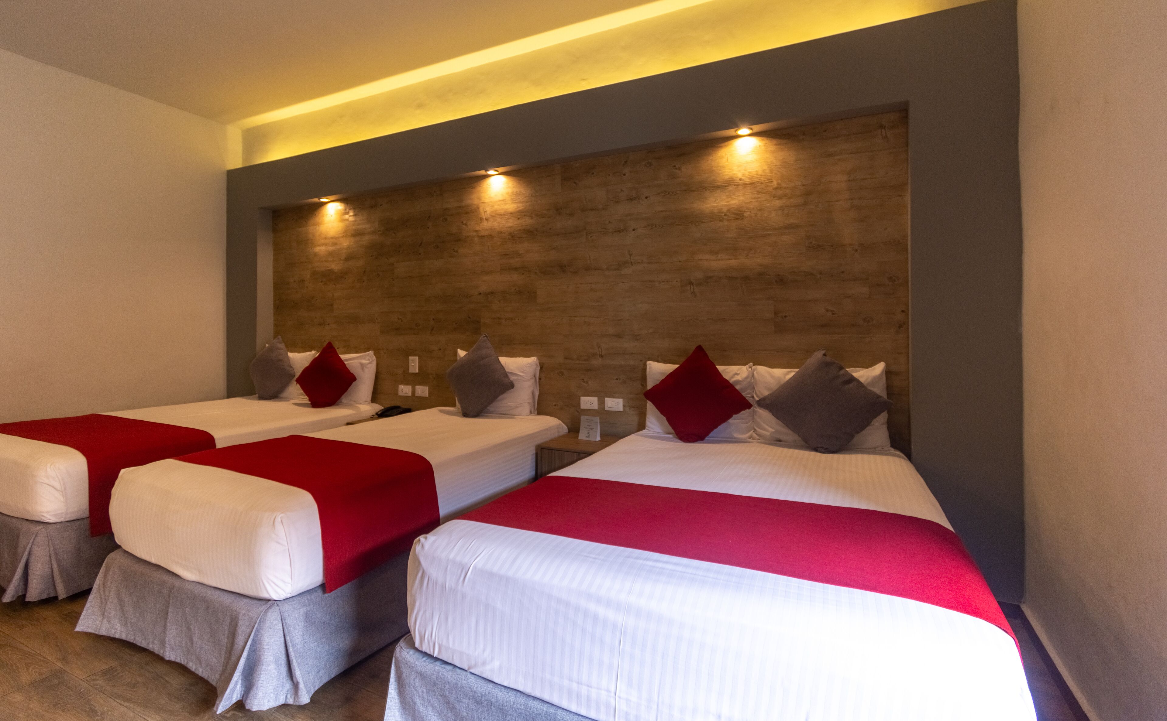 panoramic triple room | 1 bedroom, in-room safe, desk, iron/ironing board