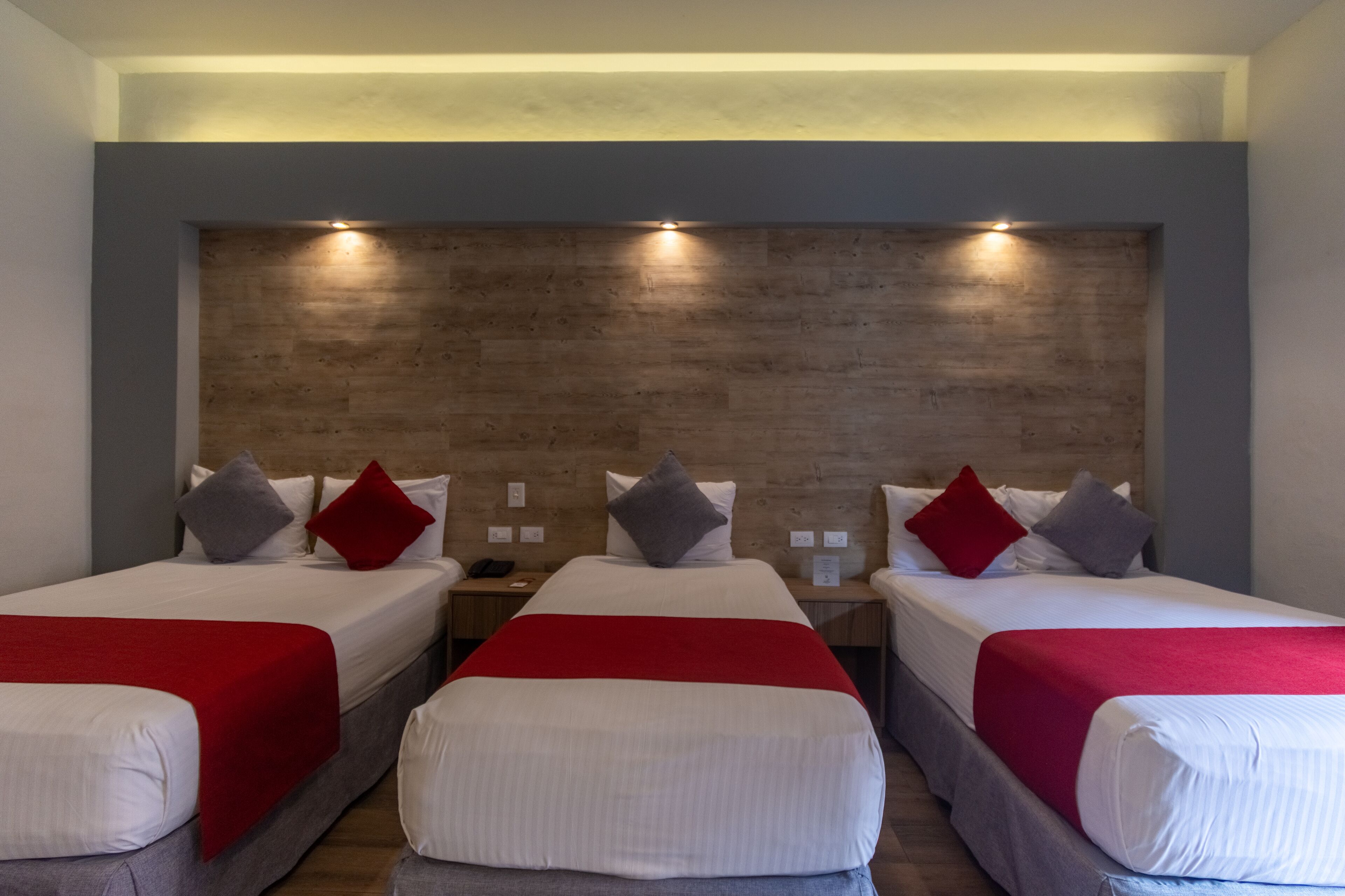 panoramic triple room | 1 bedroom, in-room safe, desk, iron/ironing board