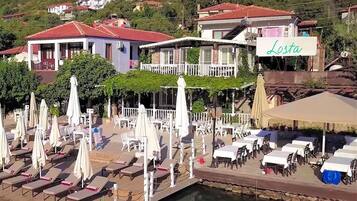 Façade de l’hébergement