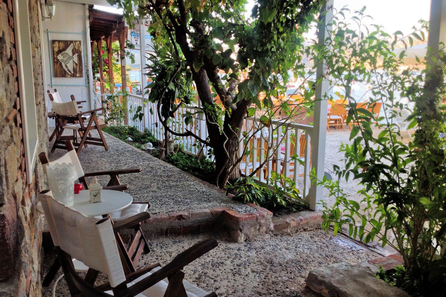 double room, sea view | terrace/patio