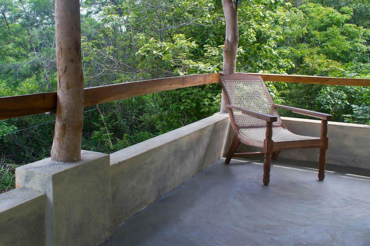 Cabane Tradition, 1 chambre, vue jardin, côté jardin | Balcon