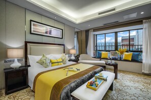 Minibar, in-room safe, desk, blackout curtains