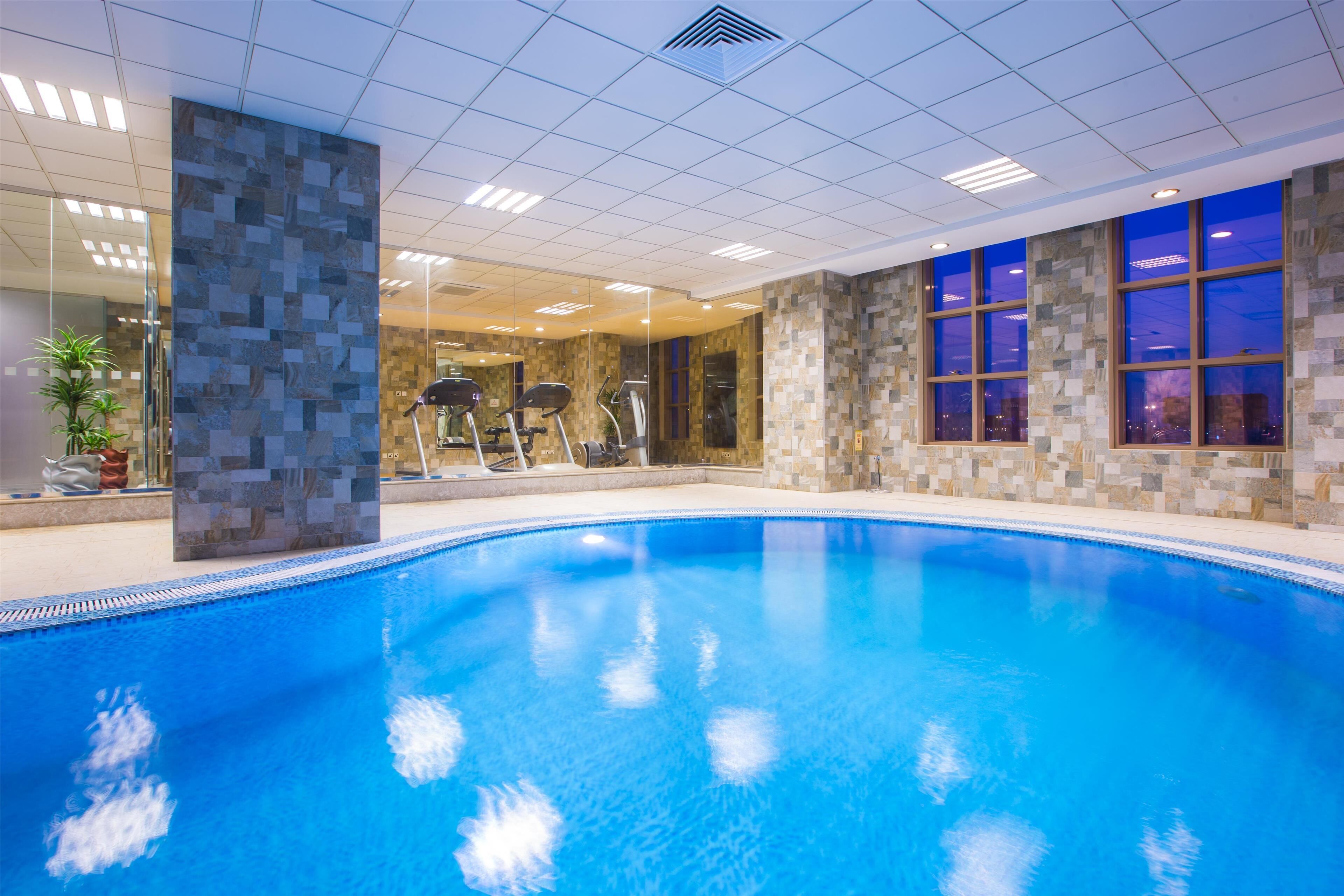 Indoor pool, outdoor pool
