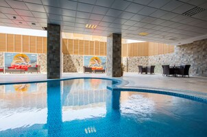 Indoor pool, outdoor pool