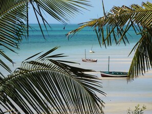 Vue depuis lâhĂ©bergement