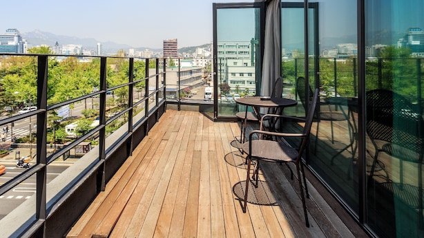 Vue depuis le balcon