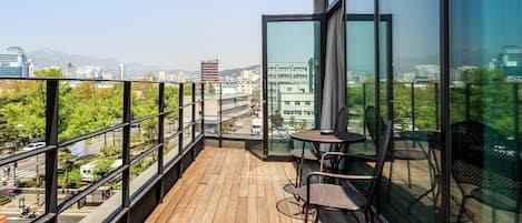 Family Room, Terrace | Balcony view