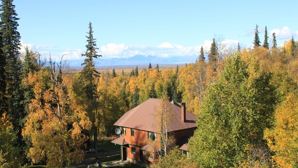 Blick auf die Berge