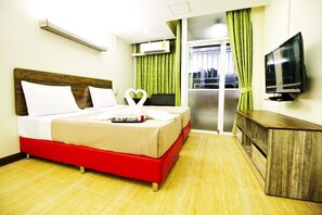 Kamar Standar | Meja kerja, tempat tidur lipat/tambahan, dan Wi-Fi gratis