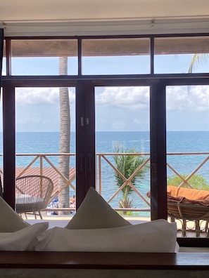 Deluxe-herbergi - sjávarsýn | Útsýni að strönd/hafi