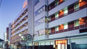 Front of property - evening/night