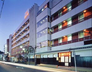 Front of property - evening/night