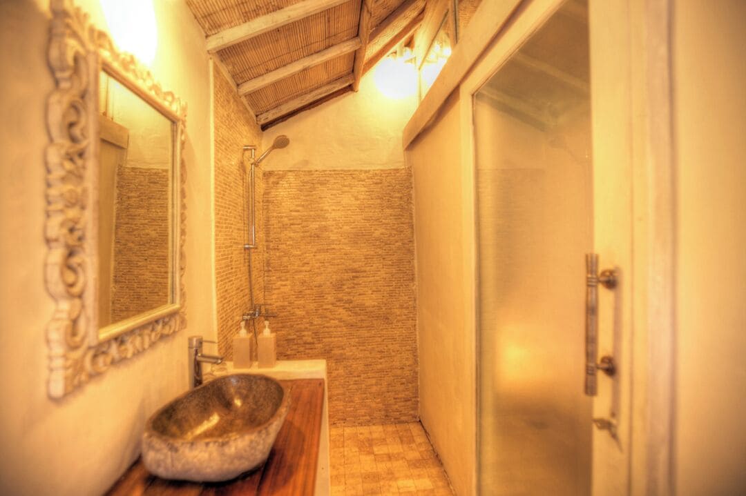 one bedroom bungalow with pool view | terrace/patio