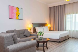 Executive Studio | In-room safe, iron/ironing board, free WiFi, bed sheets - Ezdan Residence (Doha)